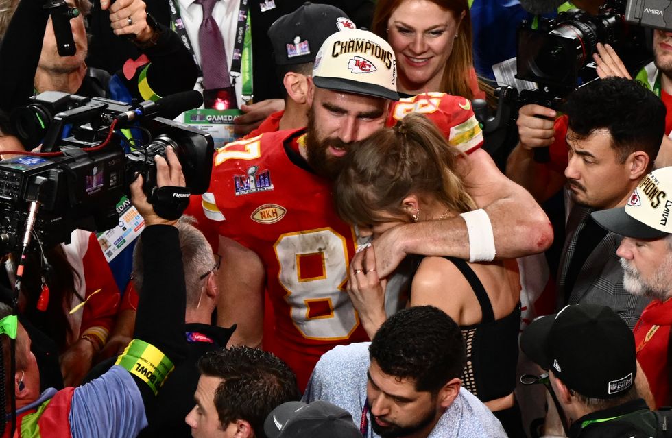 Taylor Swift and Travis Kelce